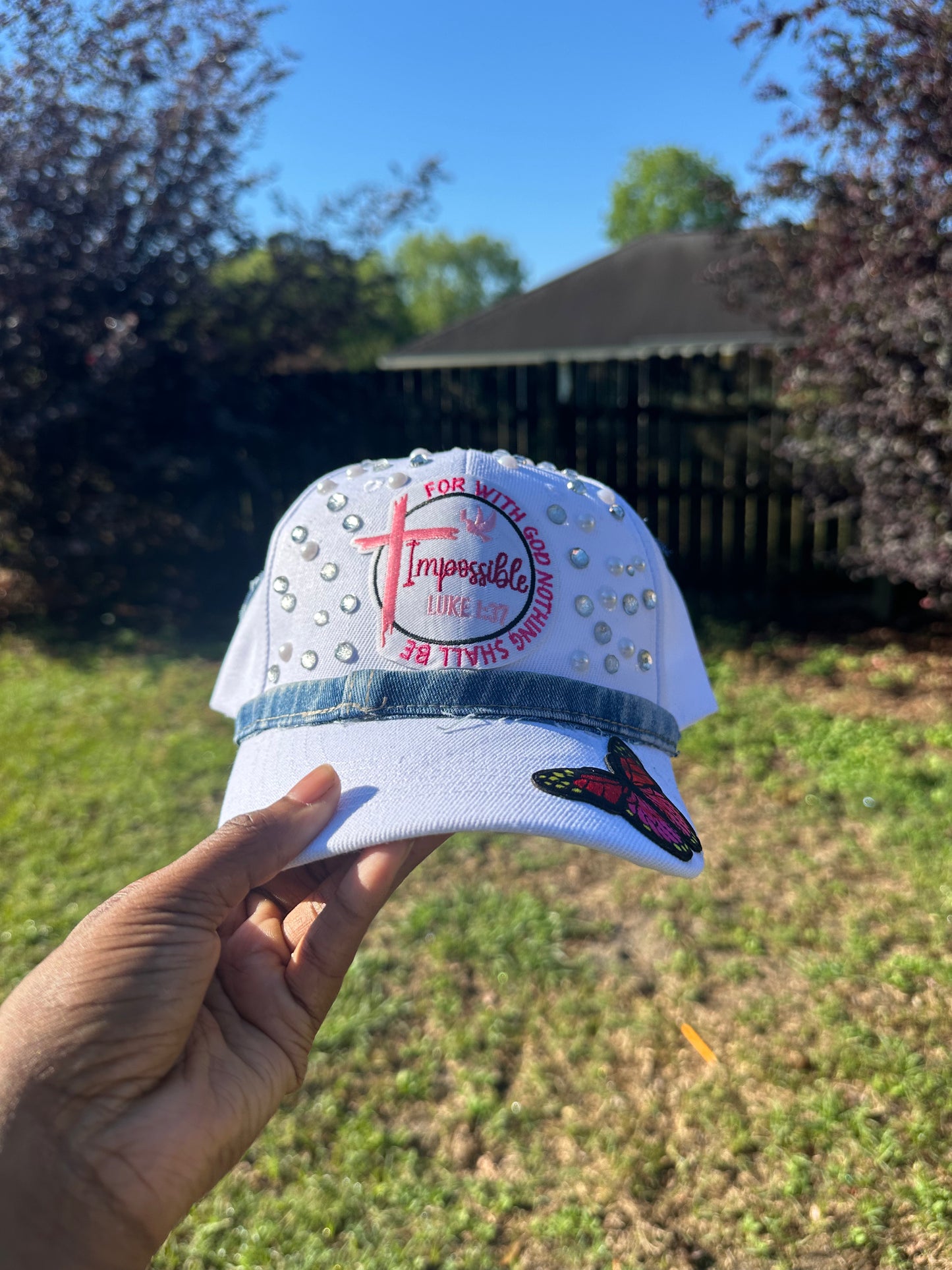 Custom Embellished Hat